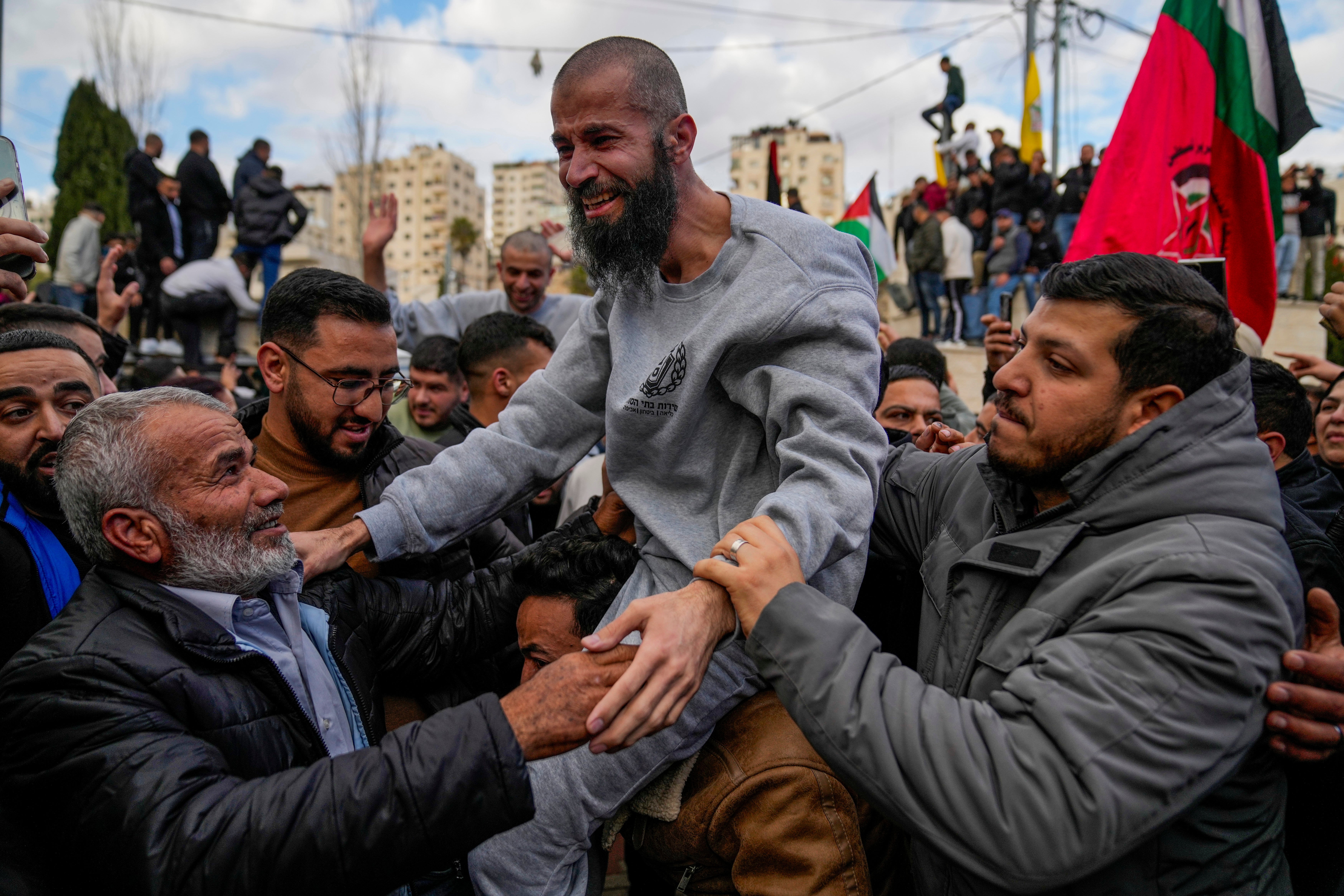 ORIENTE MEDIO-PRISIONEROS PALESTINOS LIBERADOS