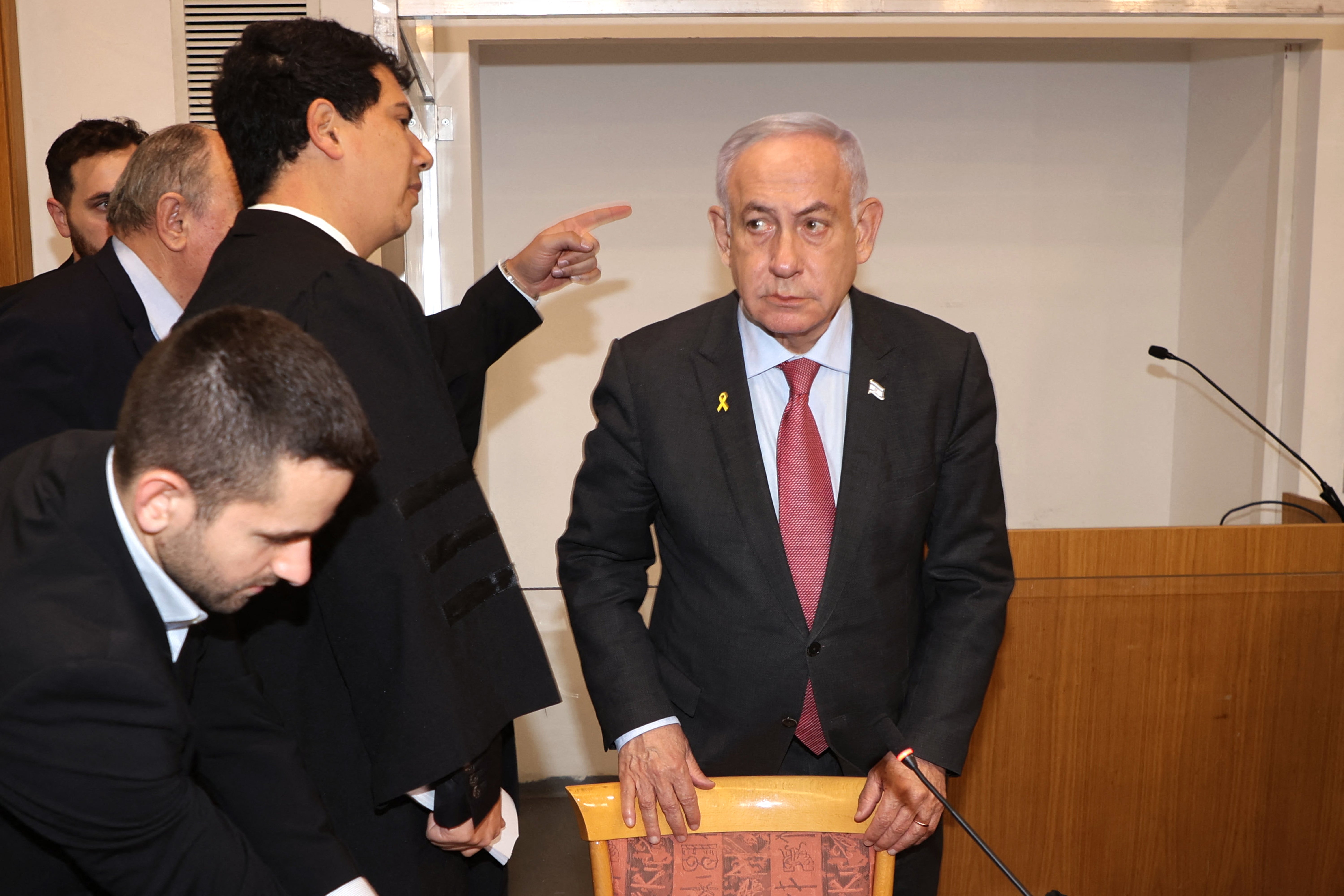 Netanyahu subió al estrado en diciembre de 2024