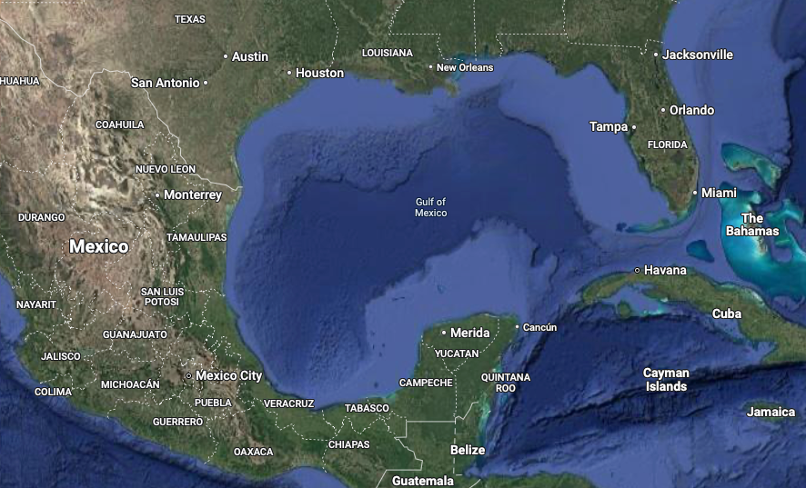 Google Maps cambiará el nombre del Golfo de México por “Golfo de América”