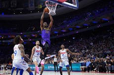 Tyrese Maxey anota 43 y lleva a 76ers a vencer 118-104 a LeBron y Lakers