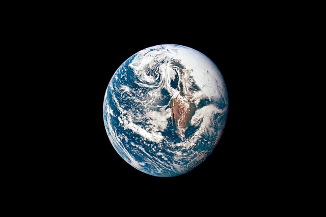 <p>La Tierra desde el espacio</p>