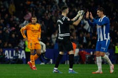 Real Madrid es sorprendido y cae 1-0 ante el Espanyol en la Liga española