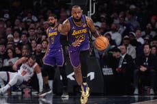 LeBron James logra otro partido memorable en Madison Square Garden, con su triple 2.500