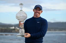 Rory McIlroy domina en Pebble Beach y gana por amplia ventaja