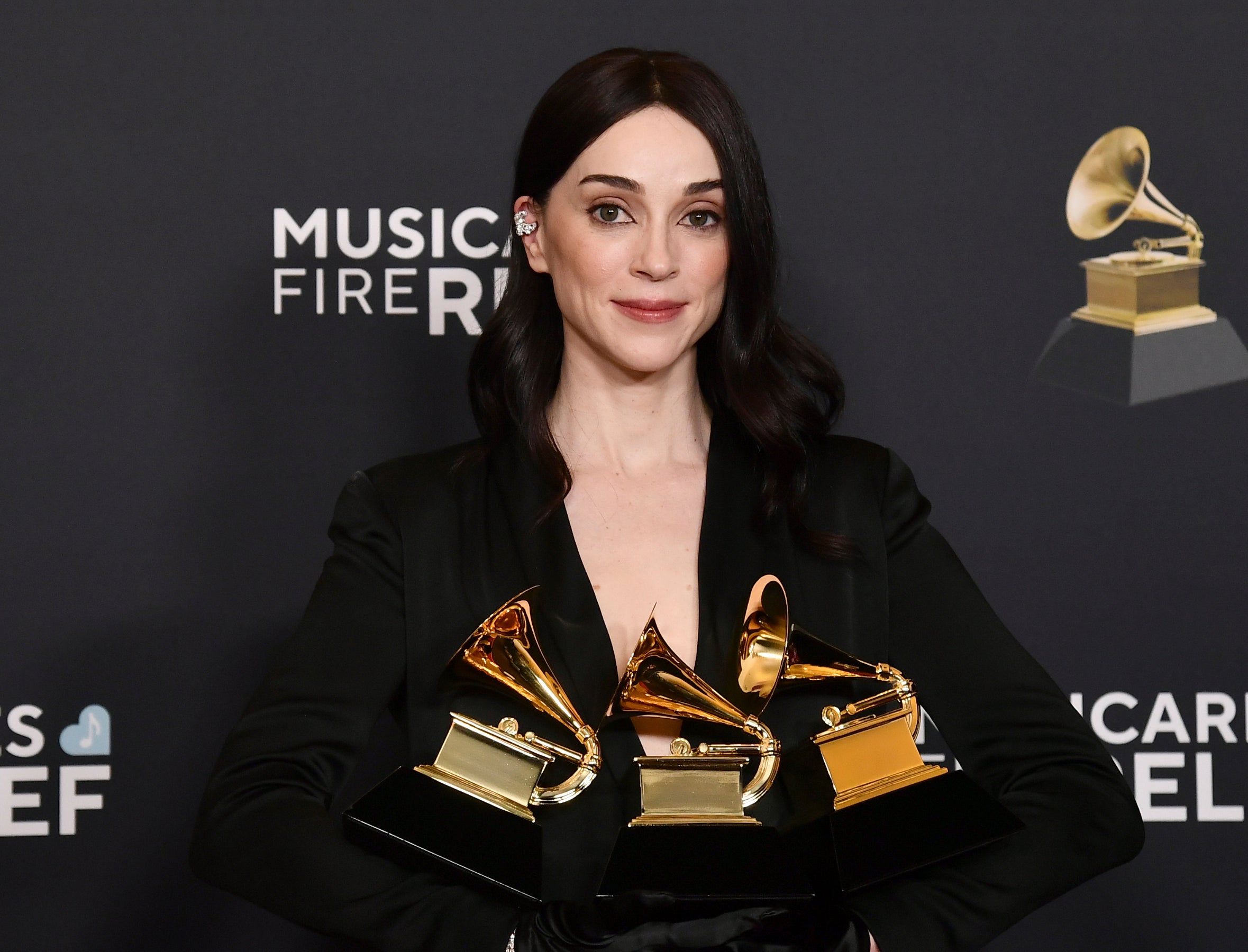 GRAMMY-FOTOGALERÍA-SALA DE PRENSA