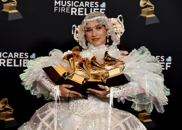 GRAMMY-FOTOGALERÍA-SALA DE PRENSA