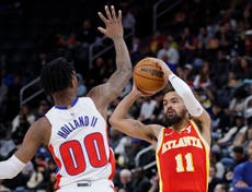 Hawks sacan triunfo 132-130 ante Pistons con disparo de Young a 1,6 segundos del final