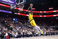 Siakam lidera remontada de Pacers que vencen 112-111 al Jazz