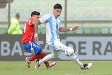 Sudamericano Sub 20: Argentina vence 2-1 a Chile en comienzo de hexagonal final