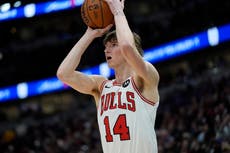 Josh Giddey y Matas Buzelis anotan 24 y lideran victoria 133-124 de Bulls ante Heat