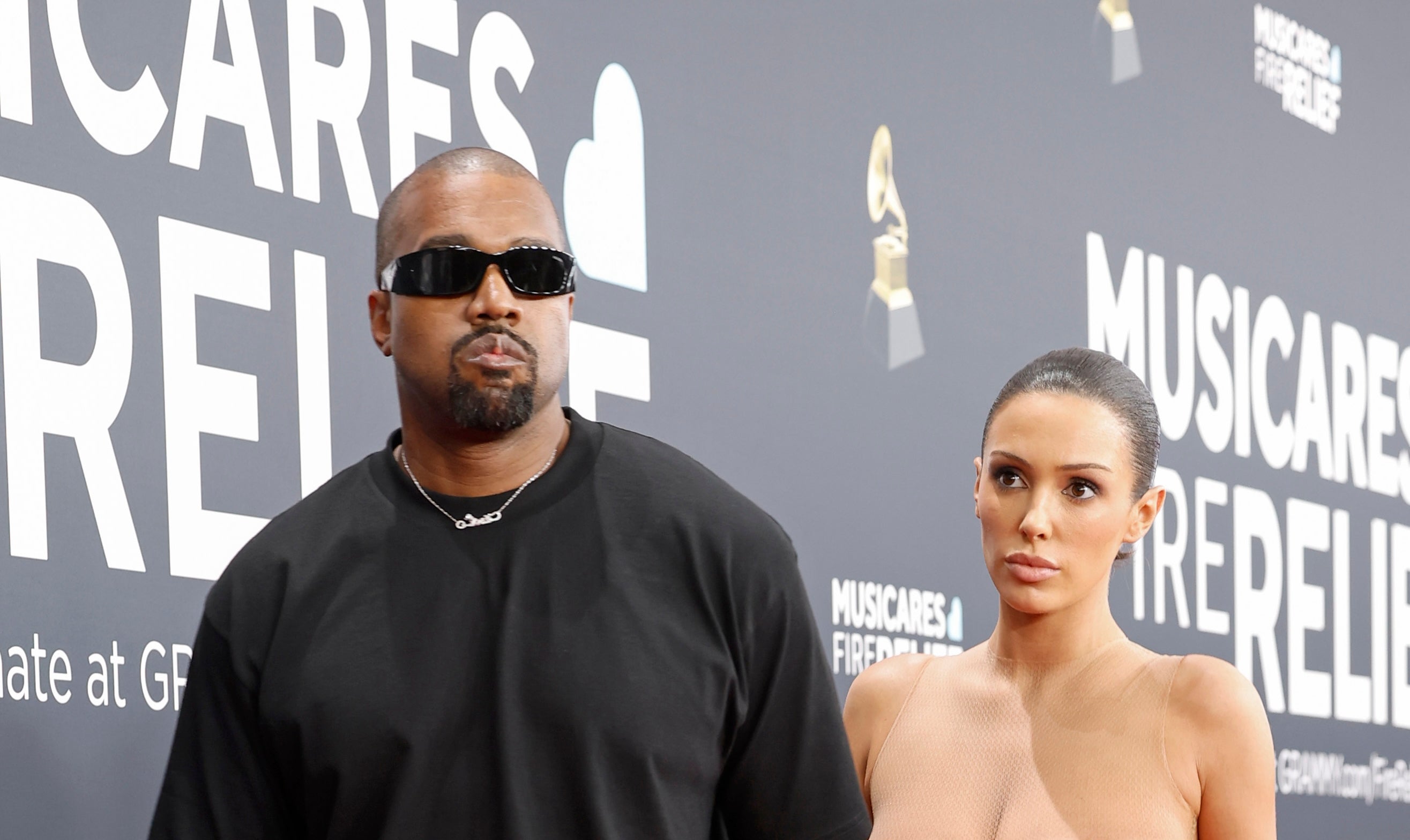 Kanye West y Bianca Censori asisten a la 67ª edición de los premios GRAMMY