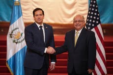 Guatemala acuerda con Rubio aceptar migrantes de otros países deportados de EEUU