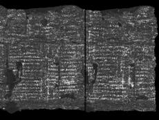IA y científicos se unen para descifrar pergaminos carbonizados por el volcán Vesubio