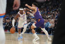 Gilgeous-Alexander anota 50 puntos y el líder Thunder aplasta 140-109 a Suns