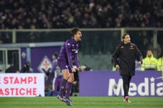 Fiorentina vence 3-0 al Inter en partido reprogramado por emergencia médica de Edoardo Bove