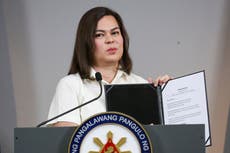 Vicepresidenta de Filipinas se alista para enfrentar juicio político, guarda silencio sobre renuncia