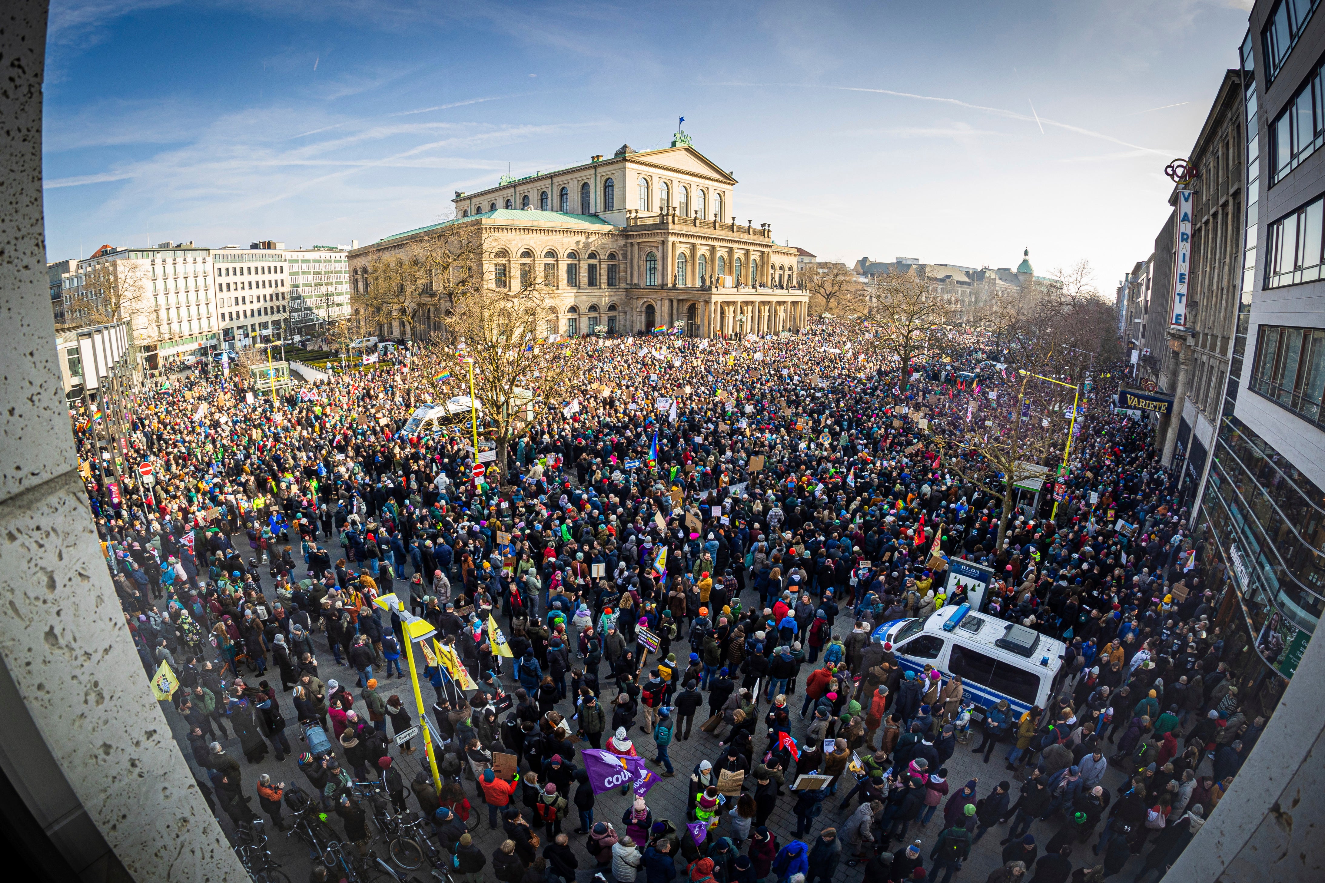 ALEMANIA PROTESTAS ULTRADERECHA