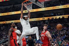 Anthony Davis se pierde segundo partido con los Mavericks por lesión en la ingle