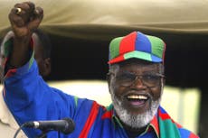 Sam Nujoma, primer presidente y combatiente por la libertad de Namibia, muere a los 95 años