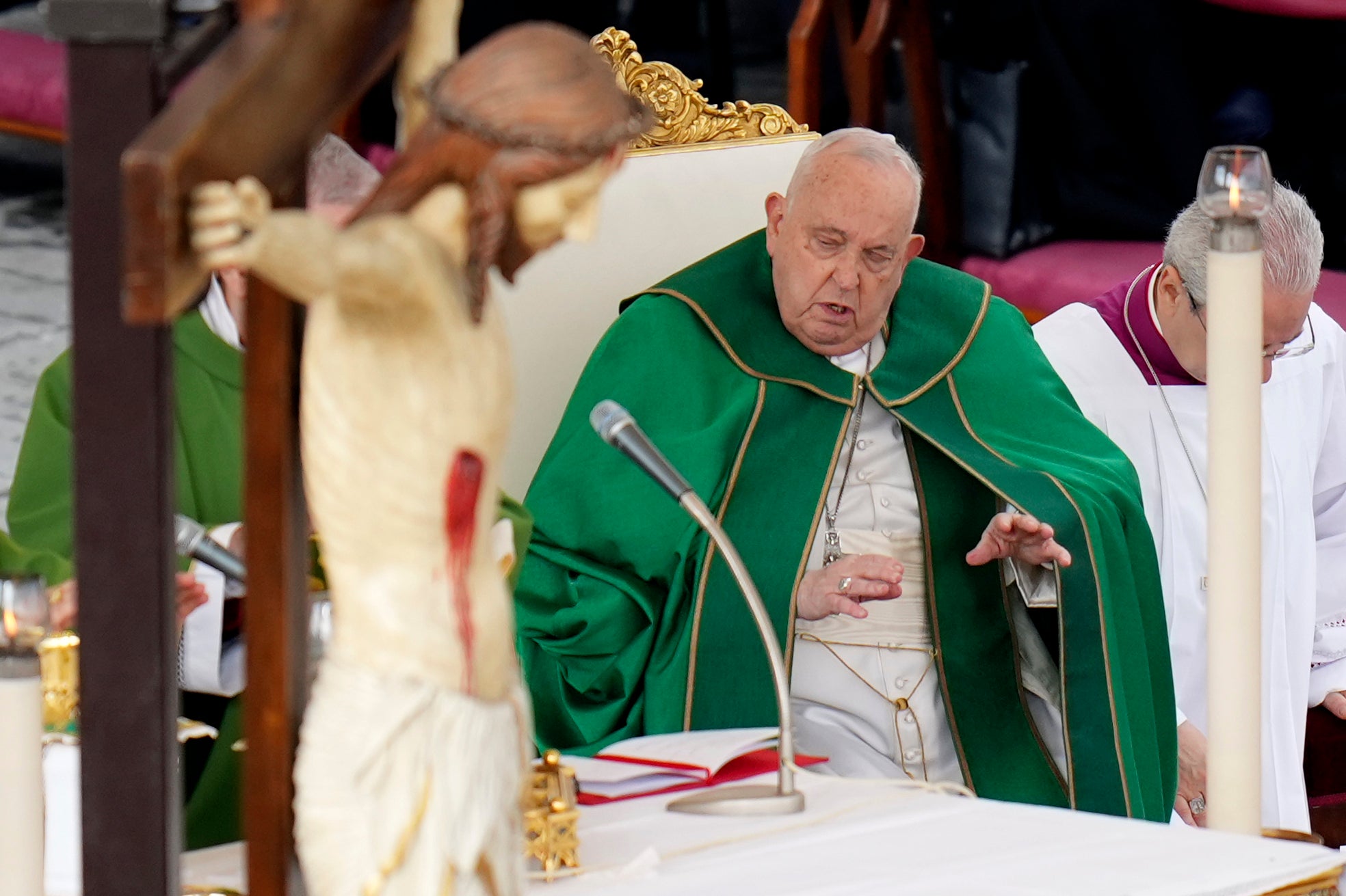 El papa Francisco preside una misa jubilar por las fuerzas armadas a principios de febrero