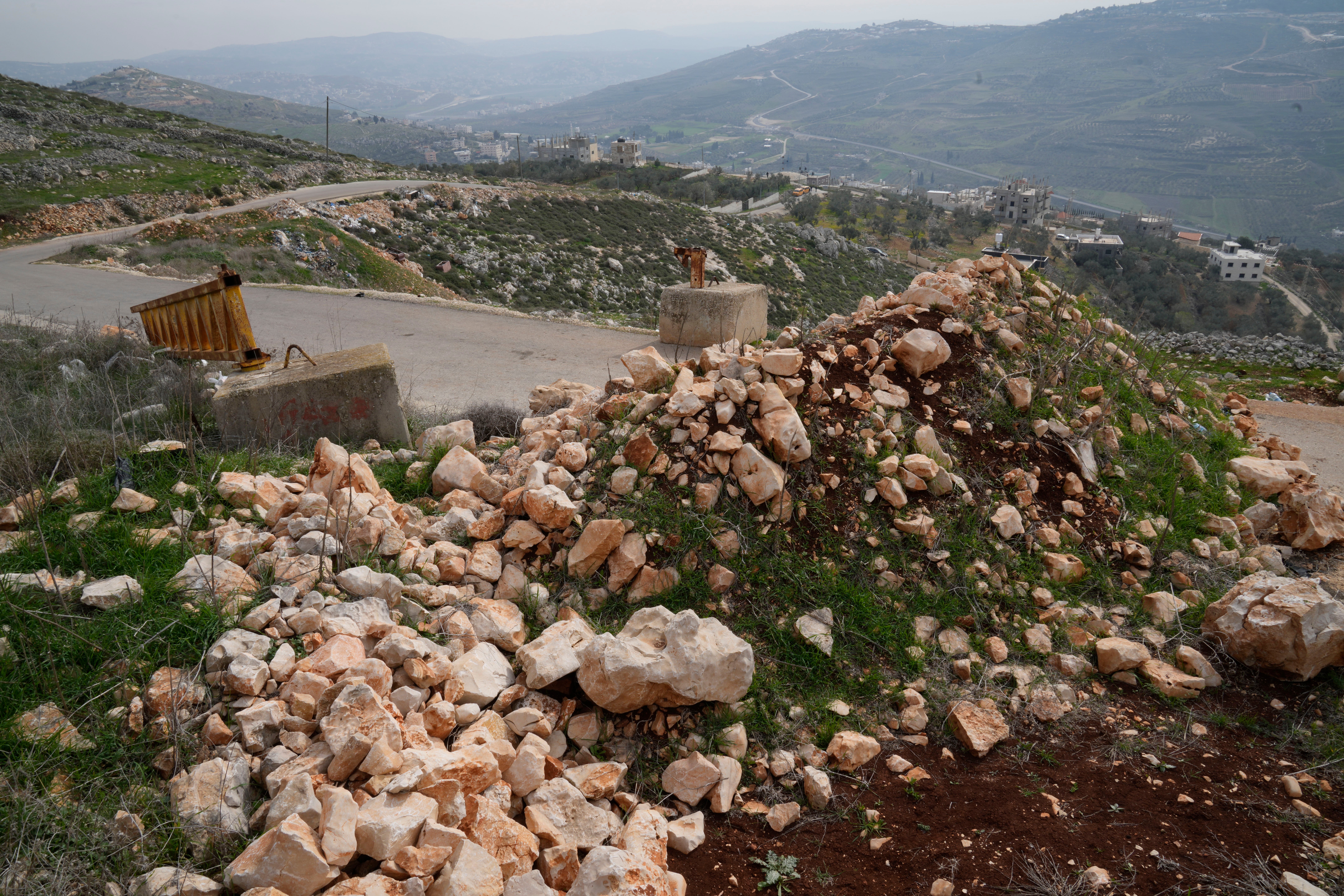 ISRAEL-PALESTINOS-CONTROLES