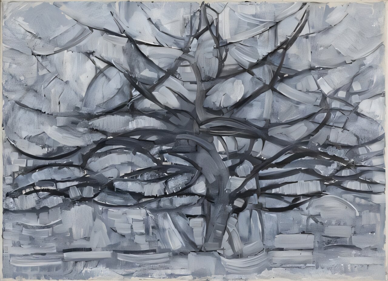 ‘Árbol gris’, de Piet Mondrian, 1911