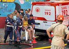 Al menos diez hospitalizados en incendio de fábrica de disfraces del Carnaval de Río de Janeiro