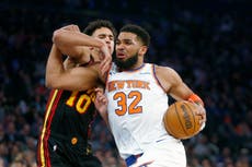 Towns anota 40 puntos en duelos consecutivos por 1ra. vez y es el 5to jugador de Knicks en lograrlo