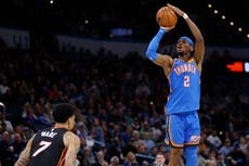 Thunder remonta desventaja de 21 puntos para vencer 115-101 al Heat