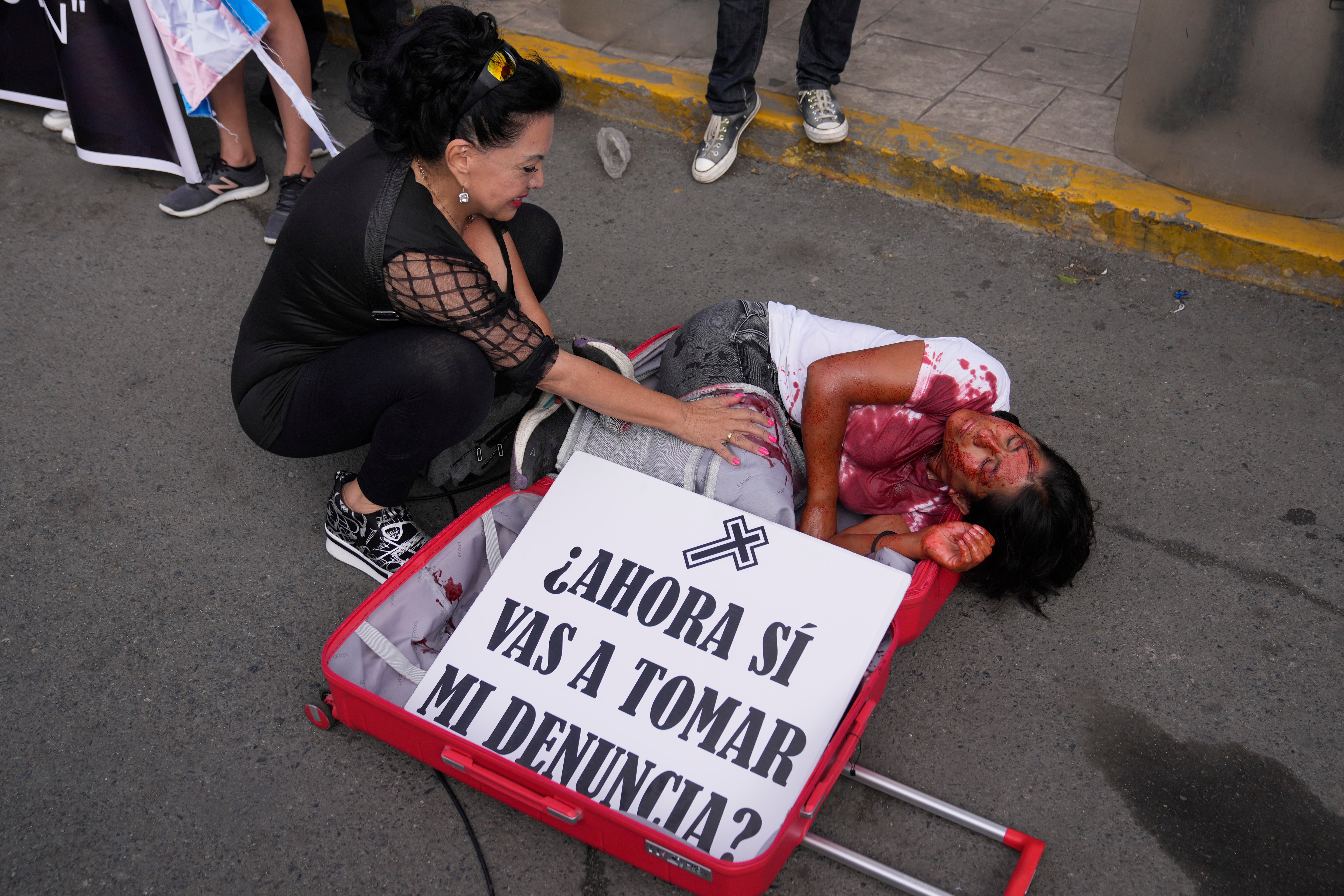PERÚ-PROTESTA-TRANSGÉNERO
