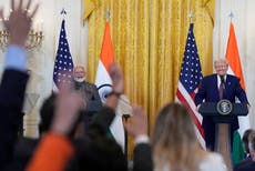 Casa Blanca niega entrada a reportero de la AP a conferencia de prensa de Trump y Modi