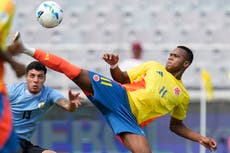 Colombia derrota 3-1 a Uruguay y termina en el 3er lugar del Sudamericano Sub20