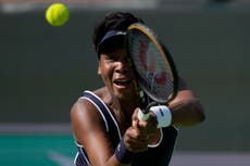 Venus Williams no jugará en Indian Wells tras el anuncio del torneo