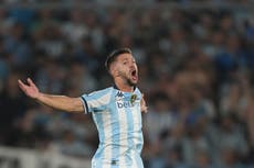 Racing vence 2-0 a Botafogo en la ida de final de Recopa Sudamericana