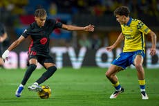Barcelona vence 2-0 a Las Palmas para seguir de líder en la Liga española