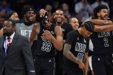 Claxton encesta en el último segundo y Nets se imponen a 76ers por 105-103