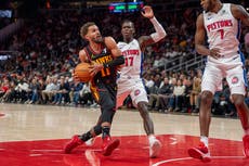 Cade Cunningham anota 38 en victoria de Pistons 148-143 sobre Hawks