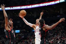 Quickley, Boucher y Barrett logran 23 puntos cada uno y ayudan a Raptors a vencer 127-109 a los Suns