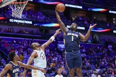 Zion Williamson impulsa a los Pelicans a una victoria de 114-96 sobre los Spurs