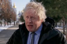 Un dron ruso estuvo a punto de impactar el tren de Boris Johnson: qué dijo el Kremlin