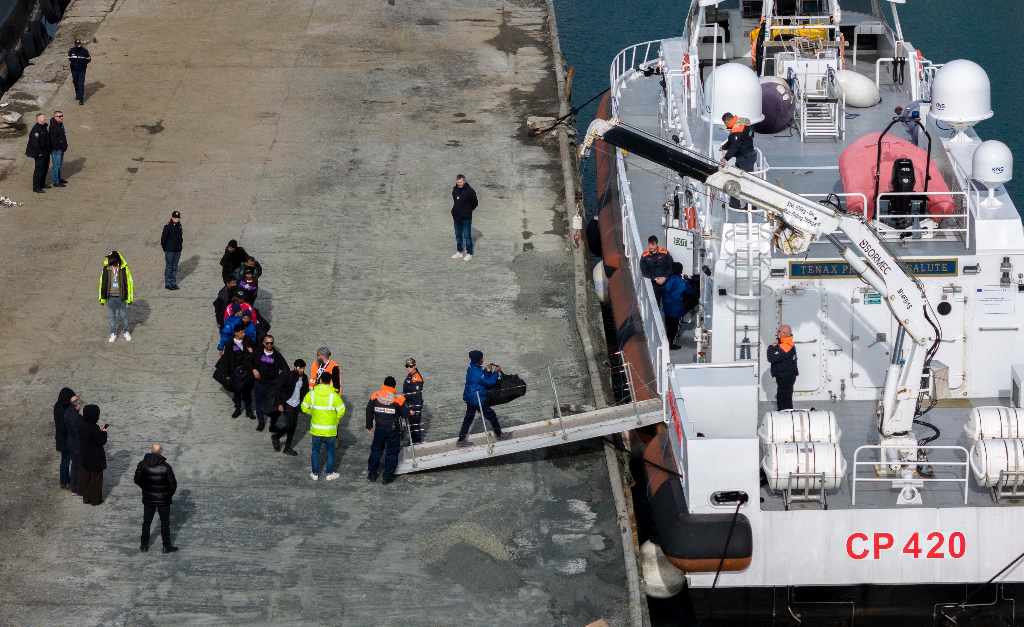 ITALIA-ALBANIA-MIGRANTES