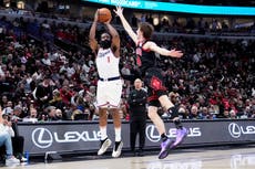 James Harden anota 30, Clippers superan 122-117 a Bulls y frenan racha de tres derrotas