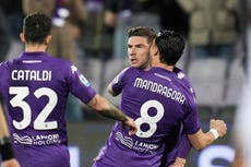 Fiorentina pone fin a racha de tres derrotas al vencer por la mínima a Lecce