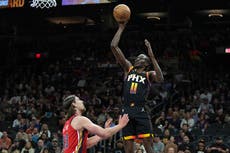 Bol anota 25 puntos y Suns rompen racha de 3 derrotas al vencer 125-108 a Pelicans