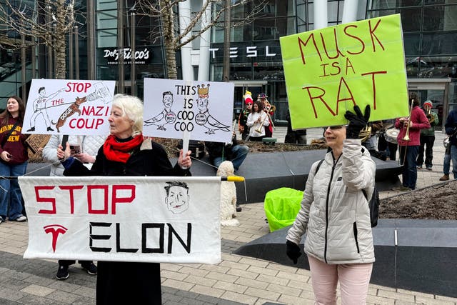 MUSK-TESLA-PROTESTAS