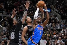 Thunder arruina el regreso de Spurs a casa con victoria de 146-132