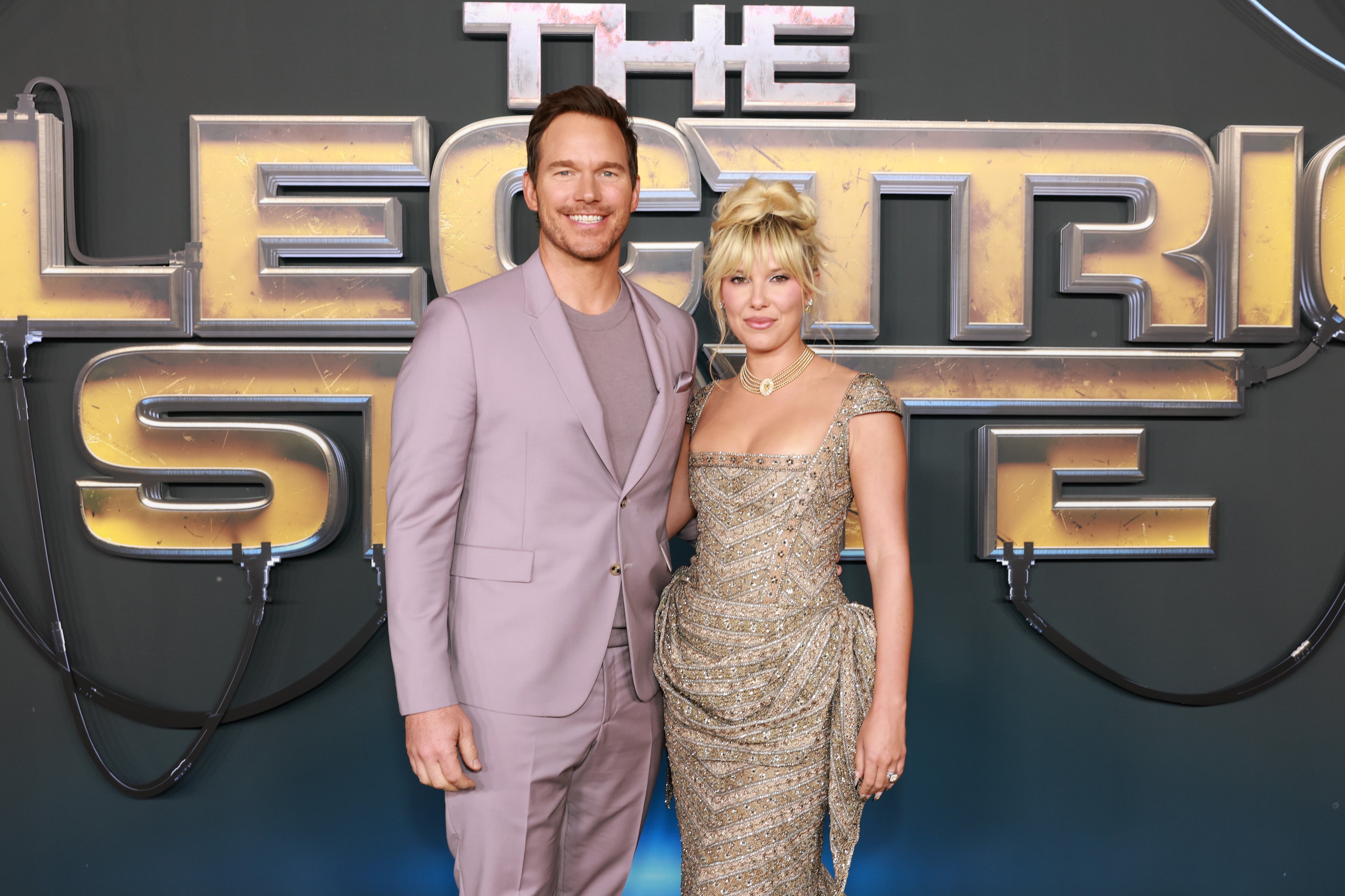 Chris Pratt y Millie Bobby Brown asisten al estreno de 'Estado eléctrico' de Netflix