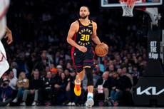 Curry anota 28 mejorando a 12-1 en Madison Square Garden y Warriors vencen 114-102 a Knicks