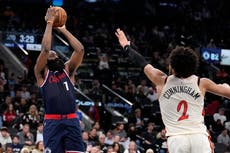 Harden logra 50 puntos por primera vez con Clippers en victoria sobre Pistons, por 123-115