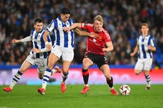 Man United empata 1-1 con la Real Sociedad y Tottenham cae 1-0 ante AZ Alkmaar en Liga Europa